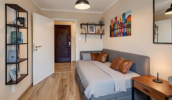 Apartment with 4 room | München-Aubing | 70276 | KI-generiertes Möblierungsbeispiel