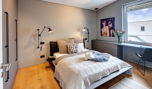 Penthouse with 2 room | München-Maxvorstadt | 704271 | Schlafzimmer mit...