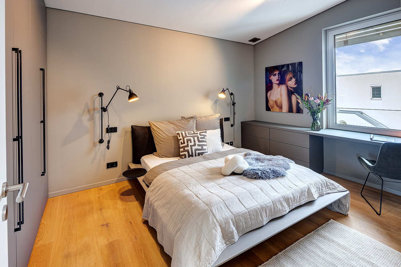 Penthouse with 2 room | München-Maxvorstadt | 704271 | Schlafzimmer mit...