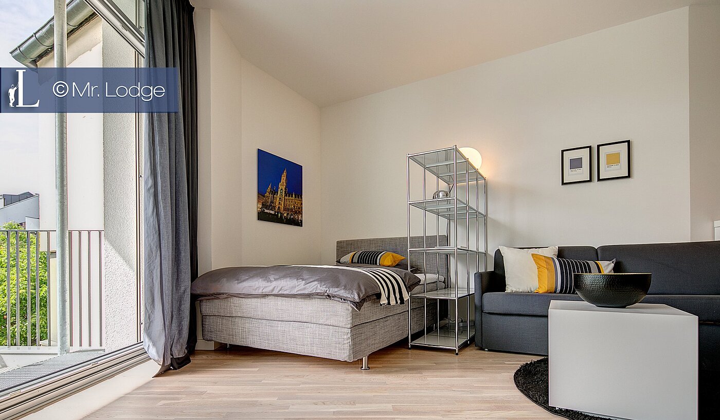 Apartment with 1 room | München-Bogenhausen | 1802ML4 | Schlafbereich....