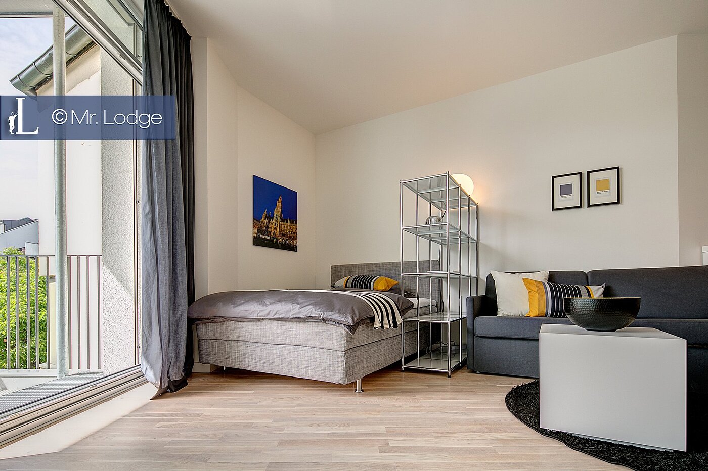 Apartment with 1 room | München-Bogenhausen | 1802ML4 | Schlafbereich....