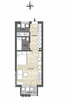 - nicht maßstabsgetreu -