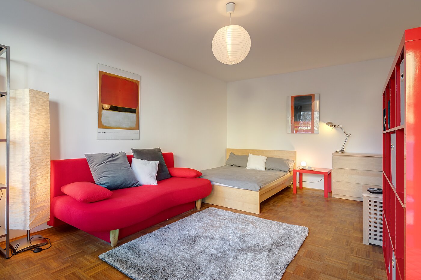 Apartment with 1 room | München-Neuhausen | 2301ML8 | Gemütlicher Wohn- Schlafbereich