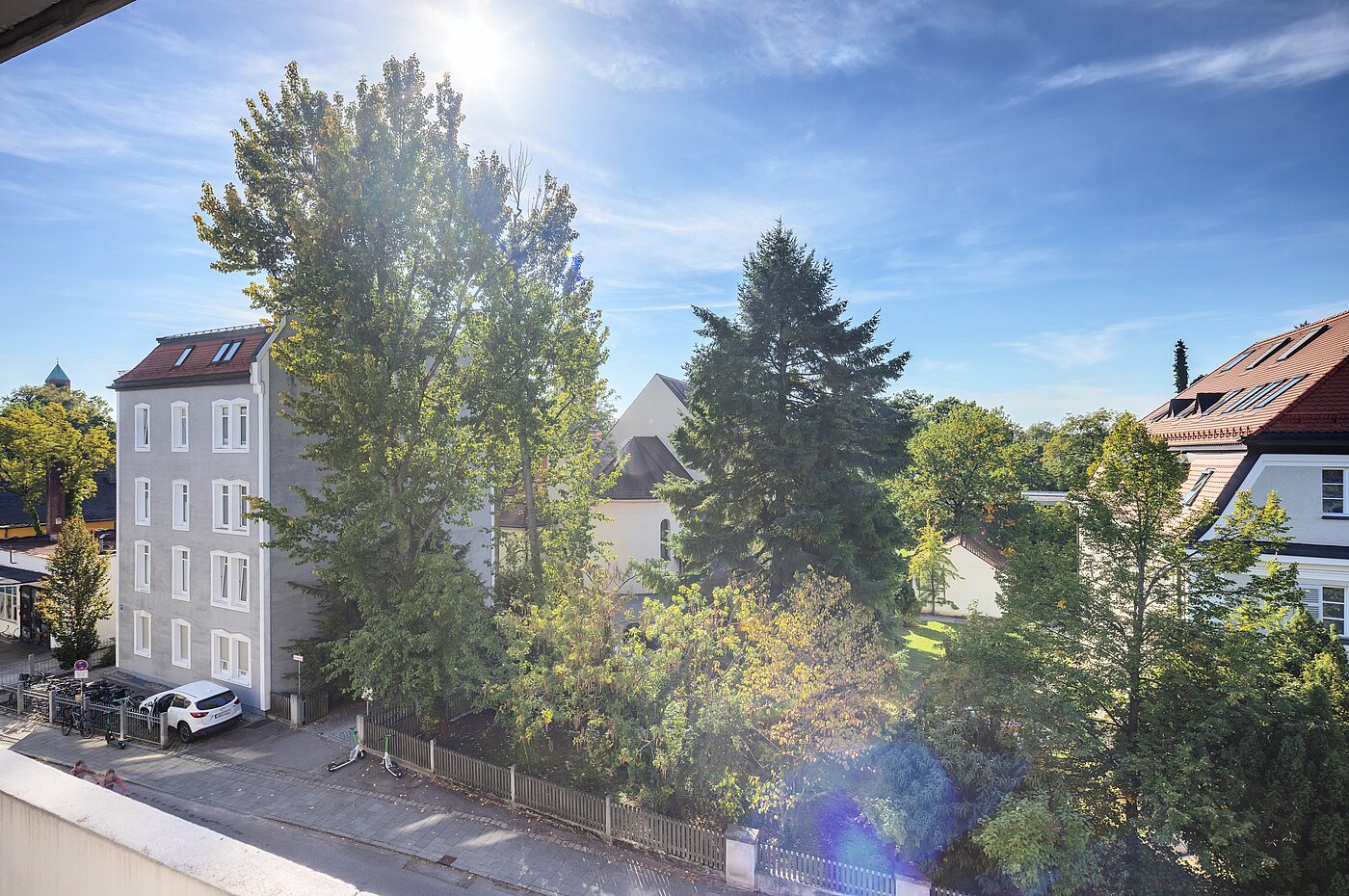 Apartment with 1 room | München-Laim | 70503 | Blick vom Balkon