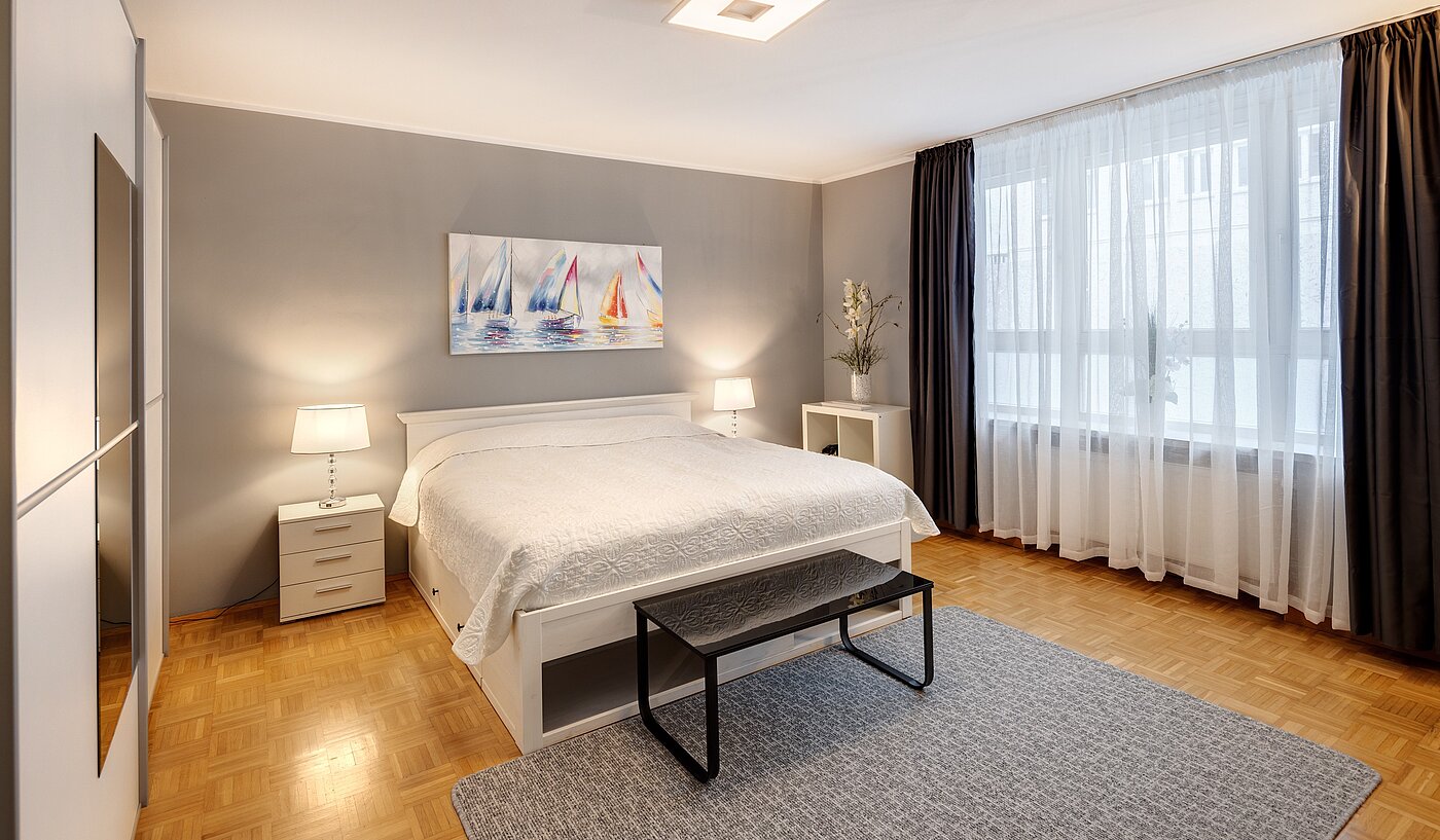 Ground floor apartment with 2 room | 70219 | Großzügiges Schlafzimmer...