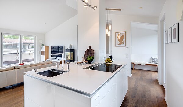 Penthouse with 3.5 room | München-Oberföhring | 70237 | ... mit Kochinsel und ...
