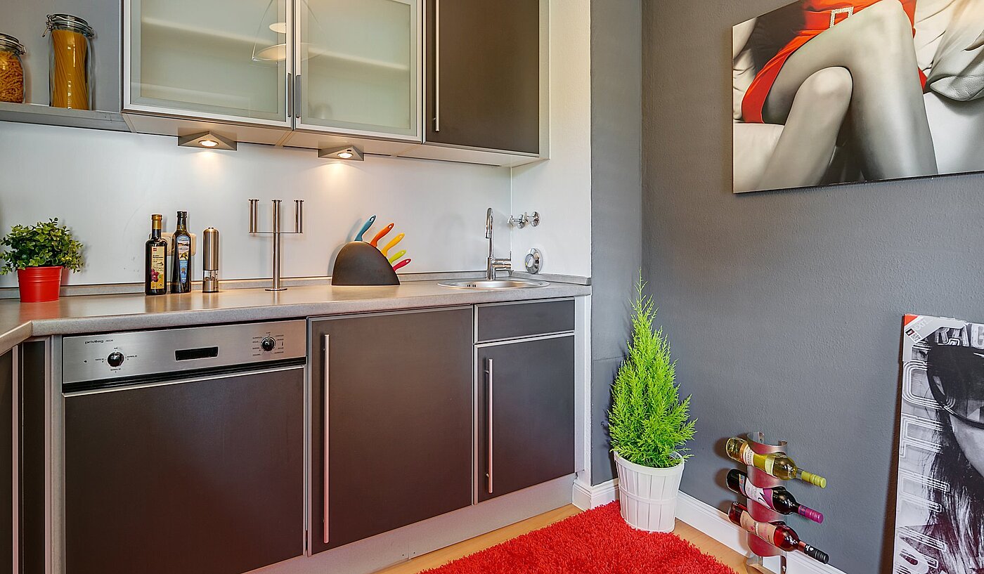 Apartment with 2 room | München-Allach | 1903ML6 | Moderne Küchenzeile