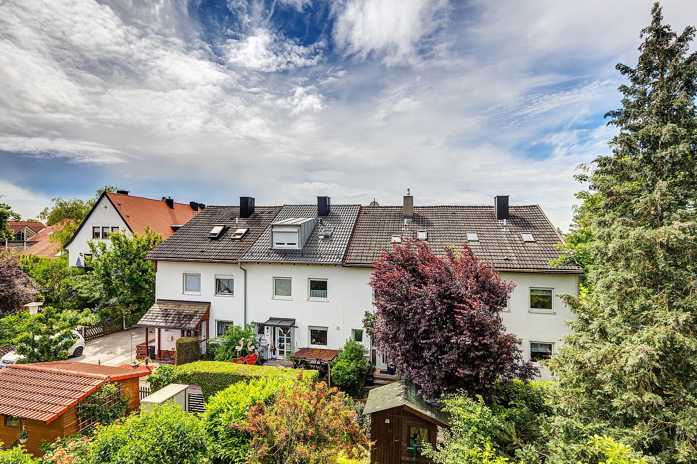 Middle townhouse  with 4 room | Maisach | 70125 | Ausblick vom Balkon