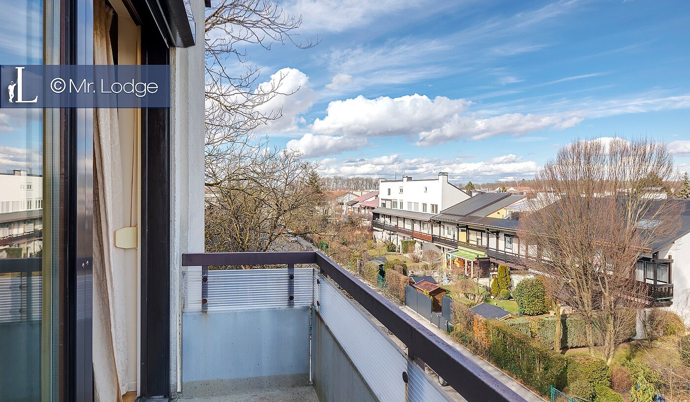 Penthouse with 4.5 room | Aschheim | 1802ML7 | Ausblick vom Balkon