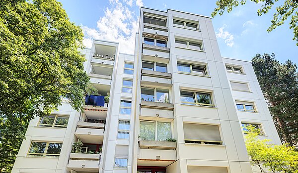 Apartment with 2 room | München-Hadern | 704101 | Außenansicht Richtung Wintergarten