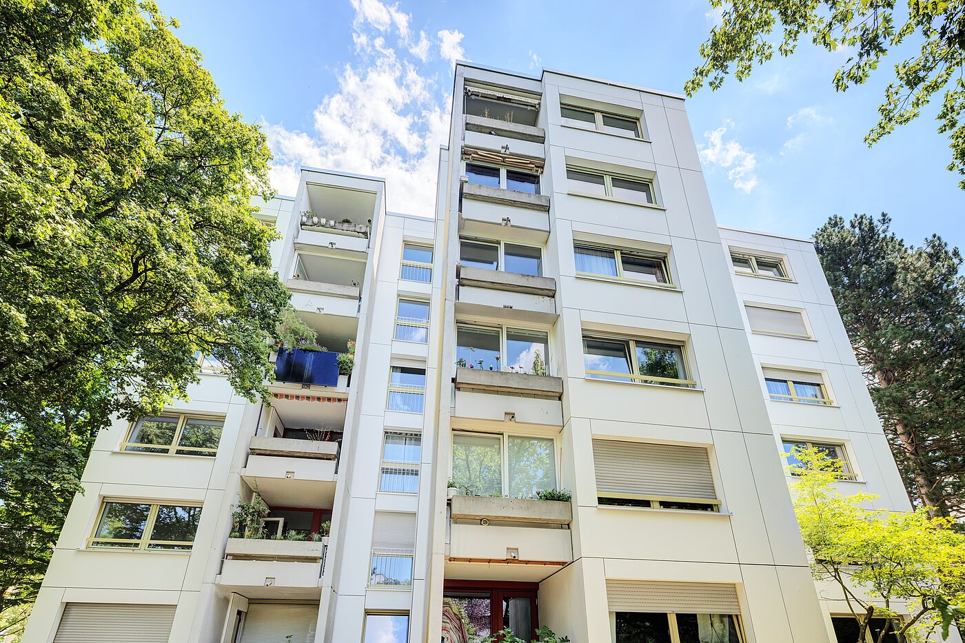 Apartment with 2 room | München-Hadern | 704101 | Außenansicht Richtung Wintergarten
