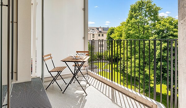 Apartment with 1.5 room | München-Bogenhausen | 702971 | Balkon zum...