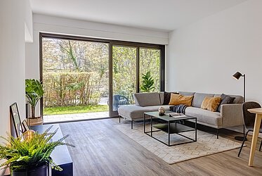 Obermenzing:2.5-room apartment on the Pasing-Nymphenburg Channel