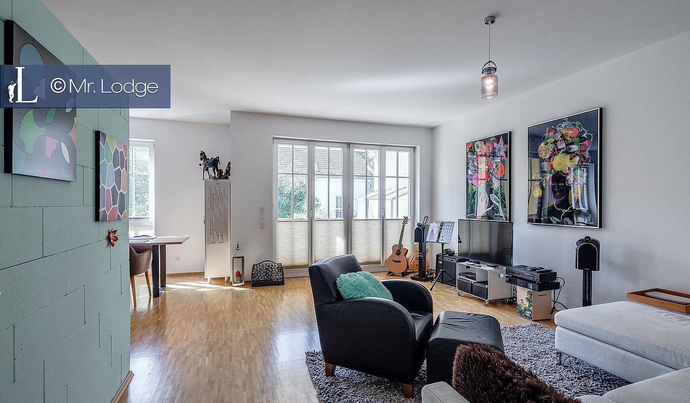 Apartment with 3 room | München-Solln | 1809D8 | Helles Wohnzimmer