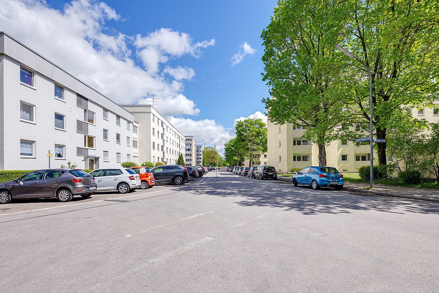 Apartment with 1 room | München-Oberföhring | 2104ML2 | Blick i.d. Franz-Wolter-Straße