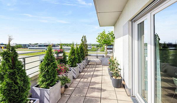 Penthouse with 3 room | München-Riem | 70468 | ...umlaufenden Terrasse