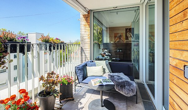 Penthouse with 2 room | München-Maxvorstadt | 704271 | Süd-Terrasse