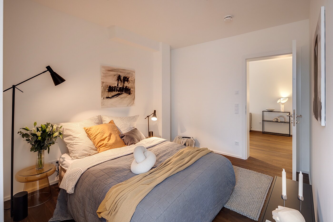 Terrassenwohnung with 2 room | München-Harlaching | 70372 | Schlafen 1