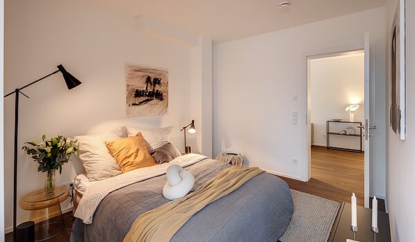 Terrassenwohnung with 2 room | München-Harlaching | 70372 | Schlafen 1