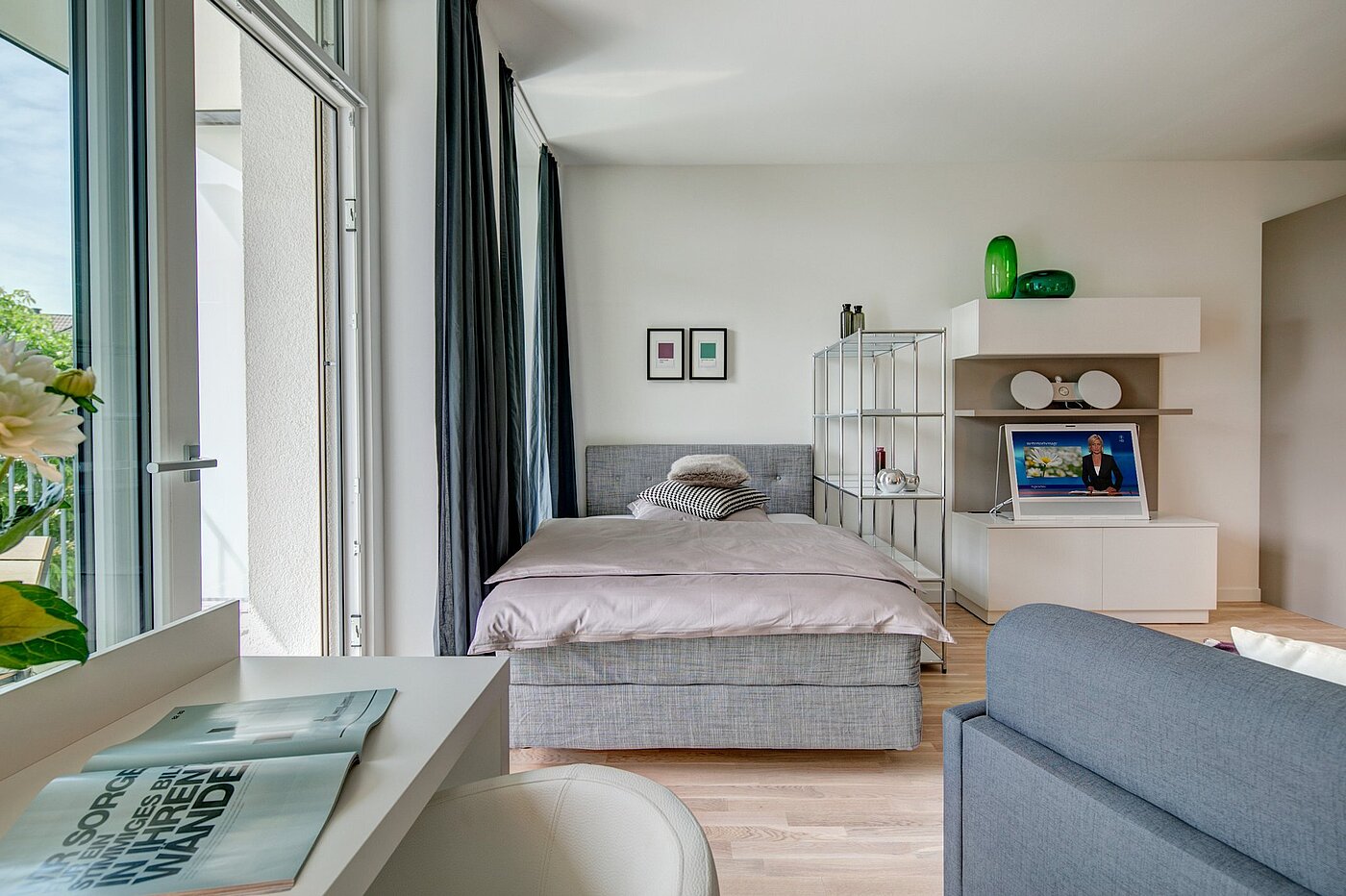 Apartment with 1 room | München-Bogenhausen | 1807ML5 | ...Arbeits- und Schlafbereich