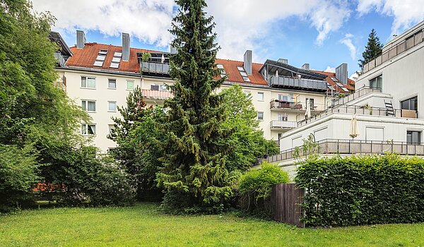 Apartment with 1 room | München-Schwabing | 70454 | Gartenseite