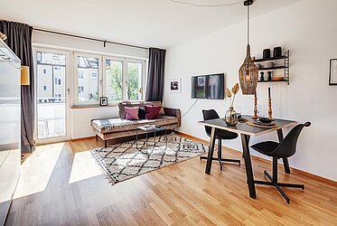 Neuhausen Modern 1-room apartment with south-east balcony vacant soon