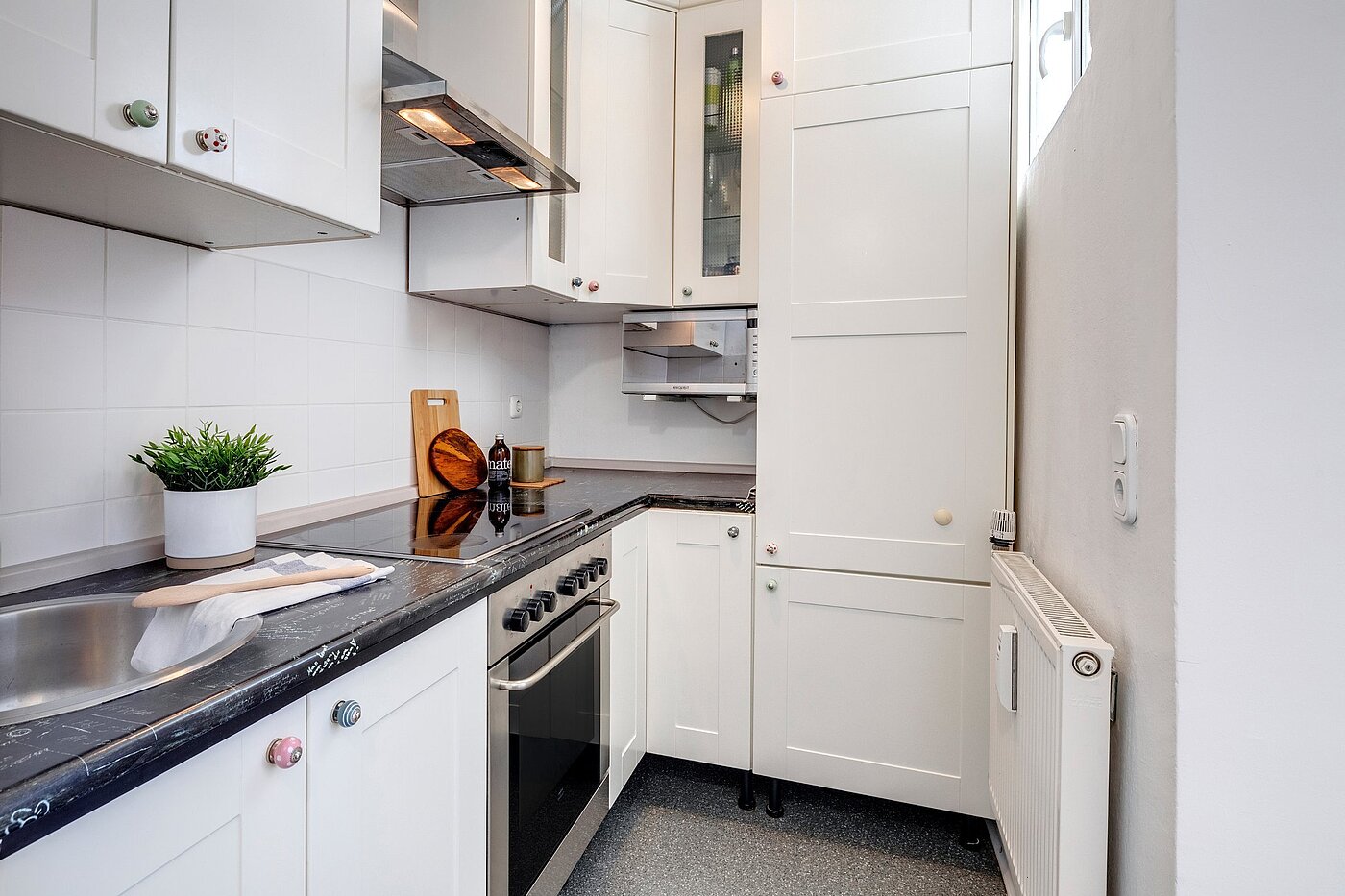 Apartment with 1 room | München-Berg am Laim | 2003ML15 | Voll ausgestattete Küche mit