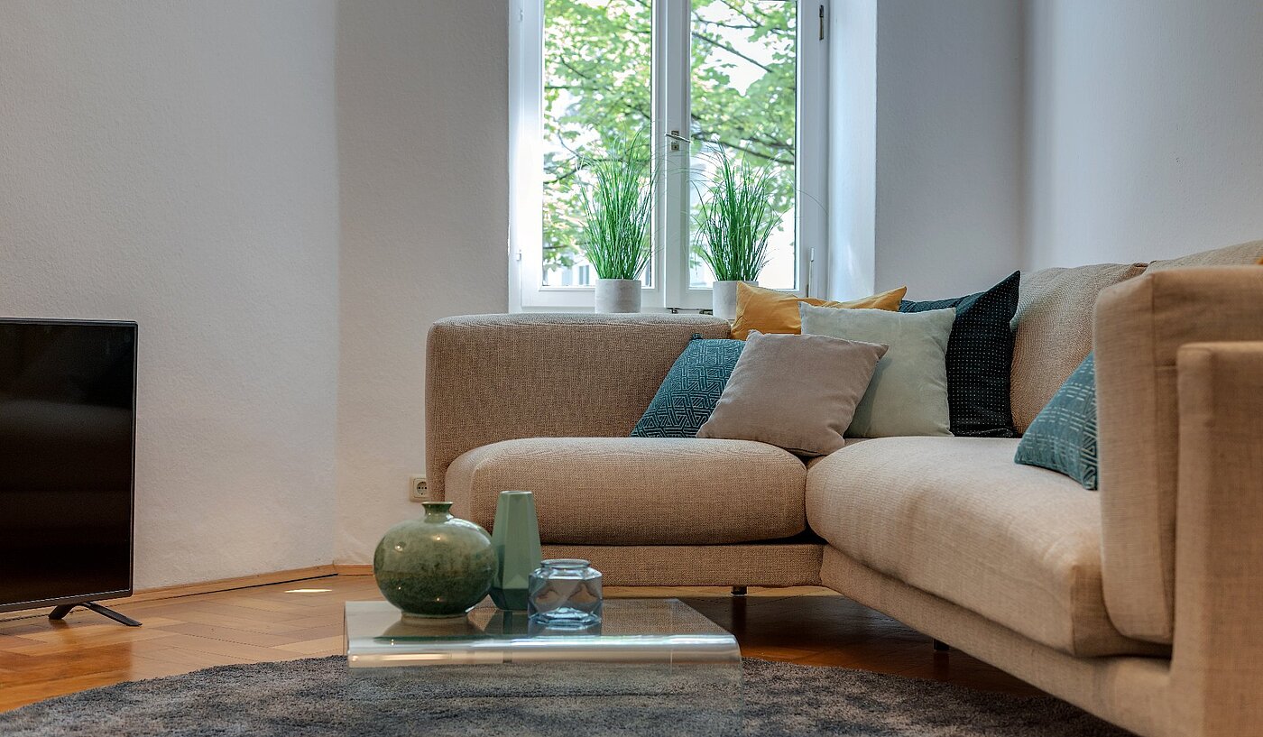 Apartment with 3.5 room | München-Haidhausen | 1803ML1 | Gemütliches Wohnzimmer