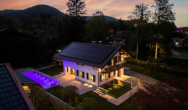 Special property with 15 room | Bad Wiessee | 701592 | Luftaufnahme vom Landhaus