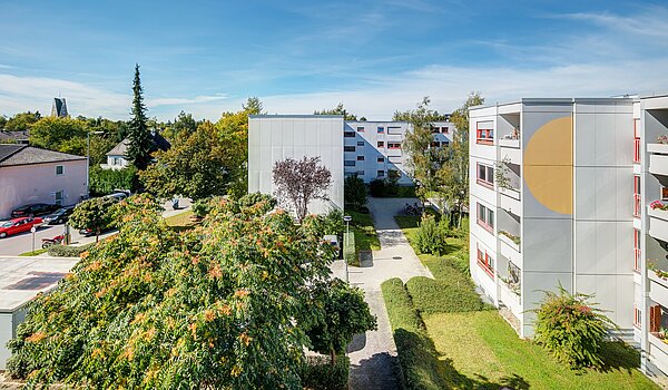 Apartment with 2.5 room | München-Hadern | 70393 | Ausblick von der Loggia