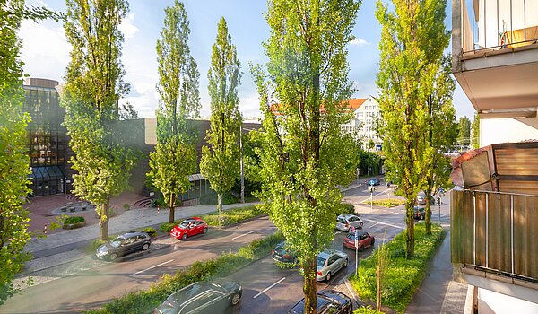 Apartment with 1 room | München-Sendling | 70389 | Ausblick Balkon