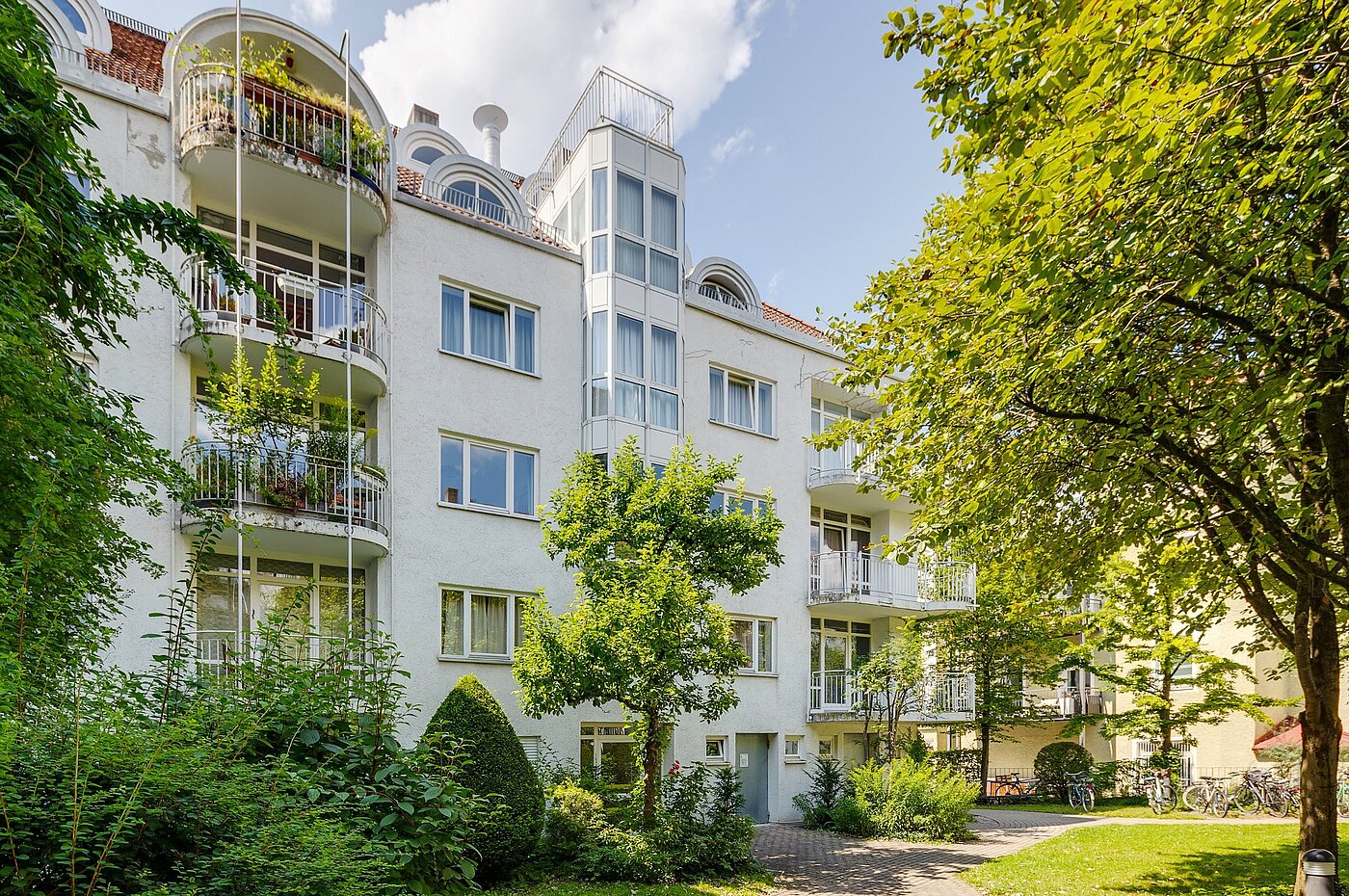 Apartment with 1.5 room | München-Lehel | 2107ML9 | Gartenseite