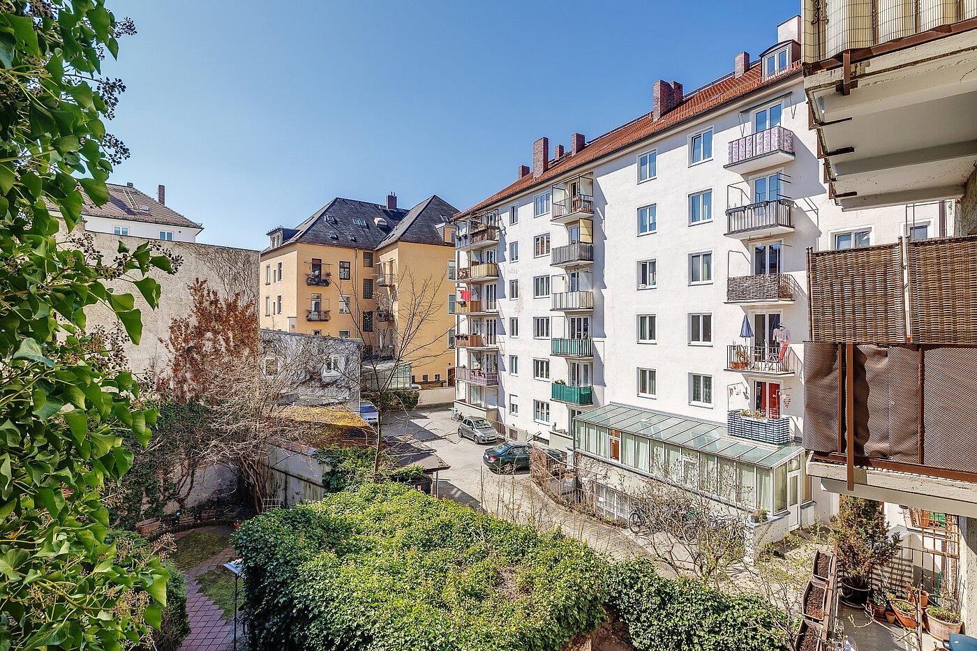 Apartment with 2 room | München-Untergiesing | 2003ML12 | Ausblick zum ruhigen Innenhof