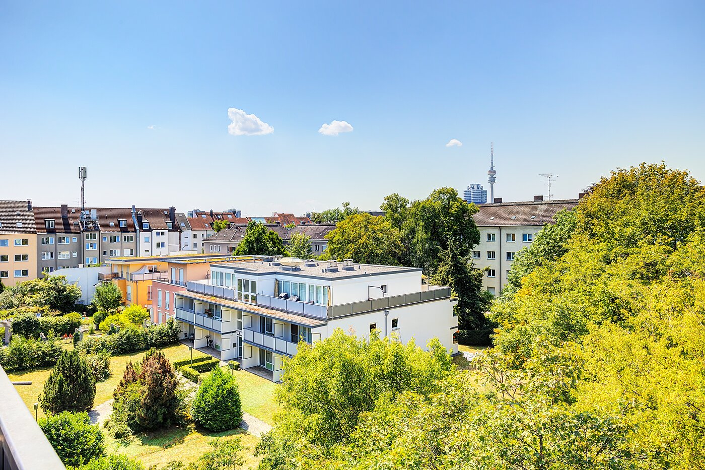 Apartment with 1 room | München-Milbertshofen | 704371 | Grüne Außenansicht