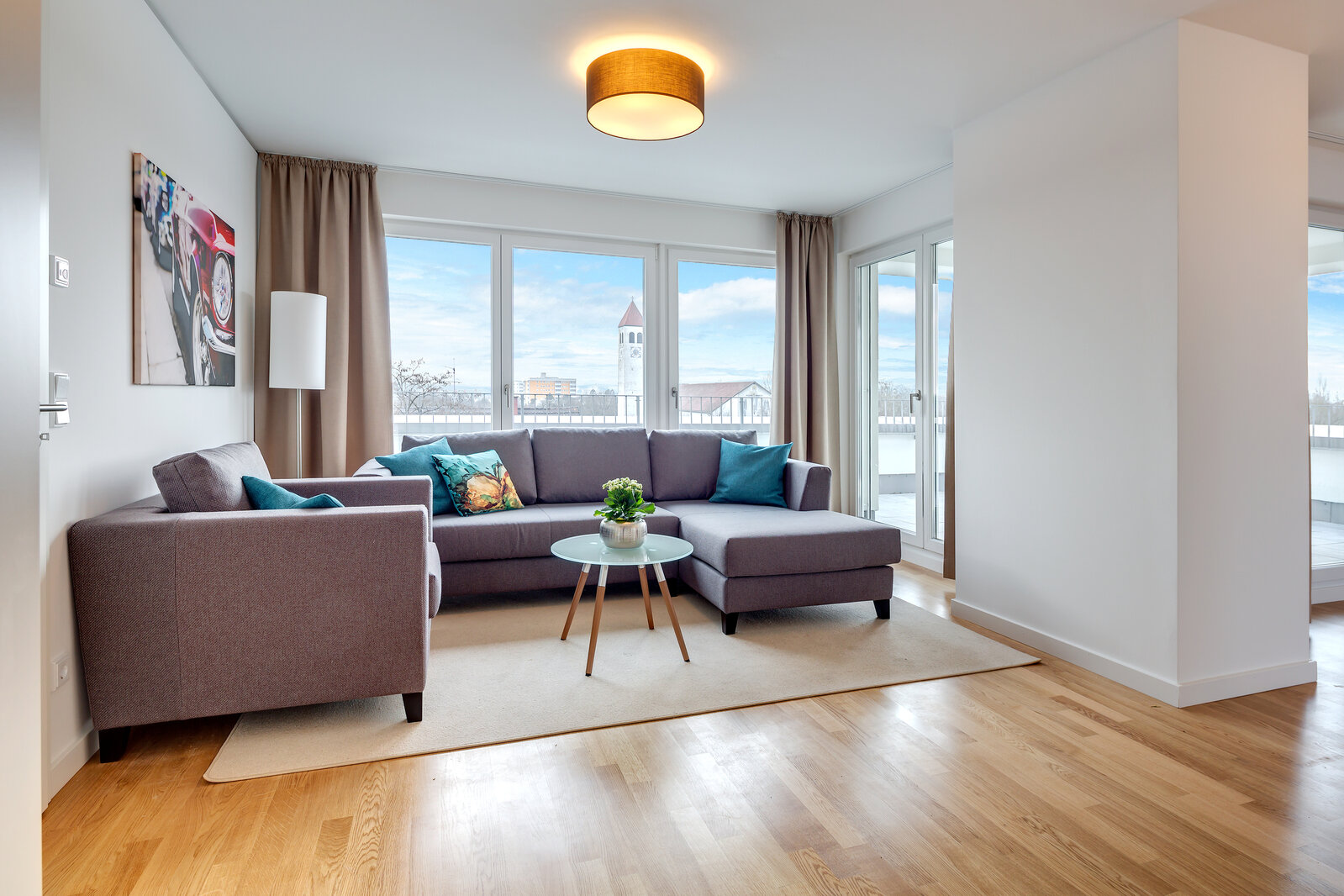 High-quality attic apartment with roof terrace - Foto 3