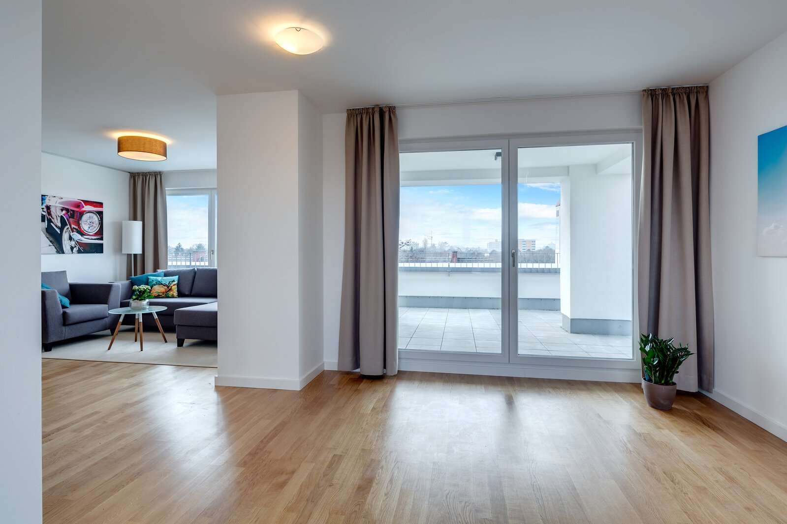 High-quality attic apartment with roof terrace - Foto 2