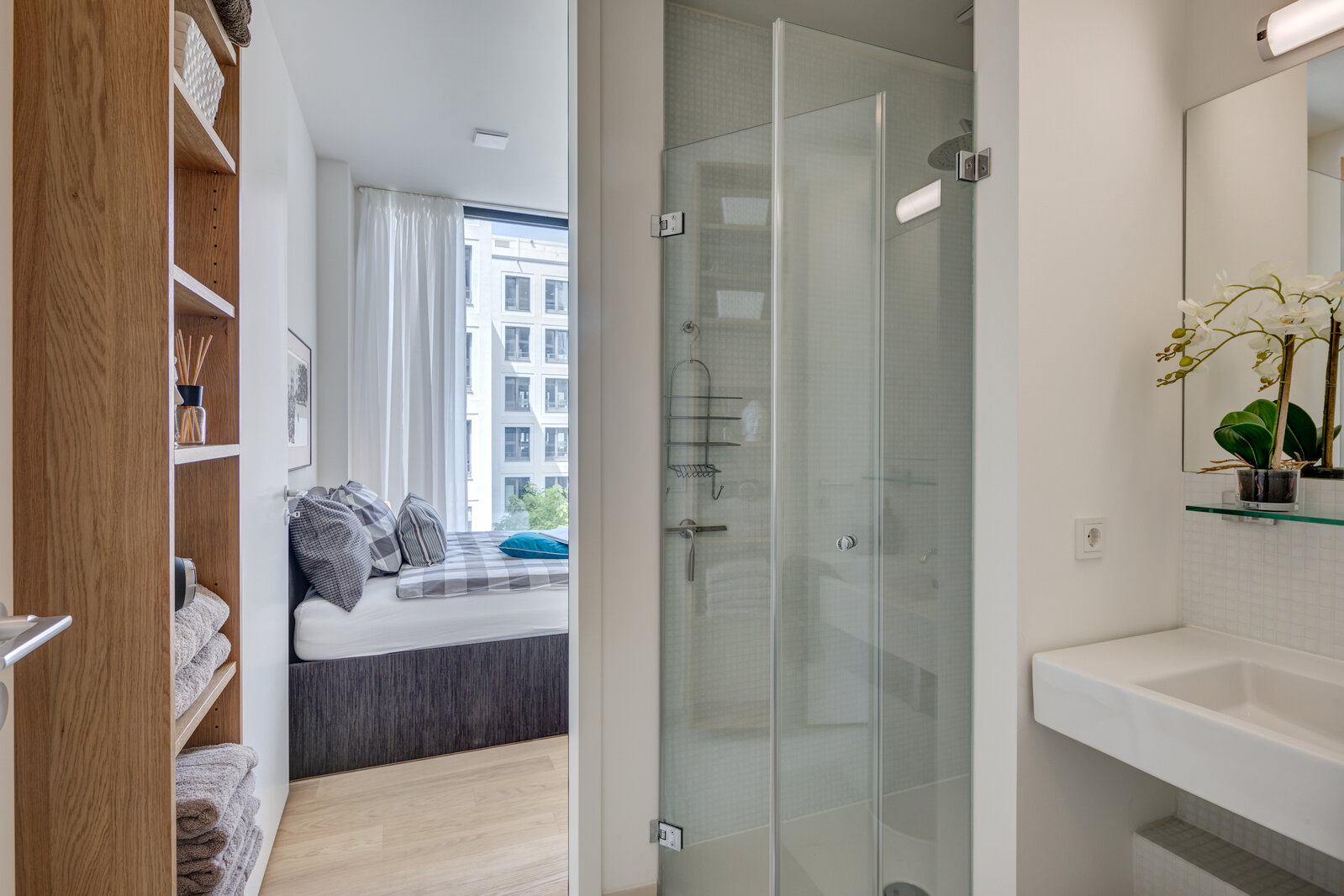 Top furnished 1,5 room apartment in the FRIENDS Tower - Foto 5