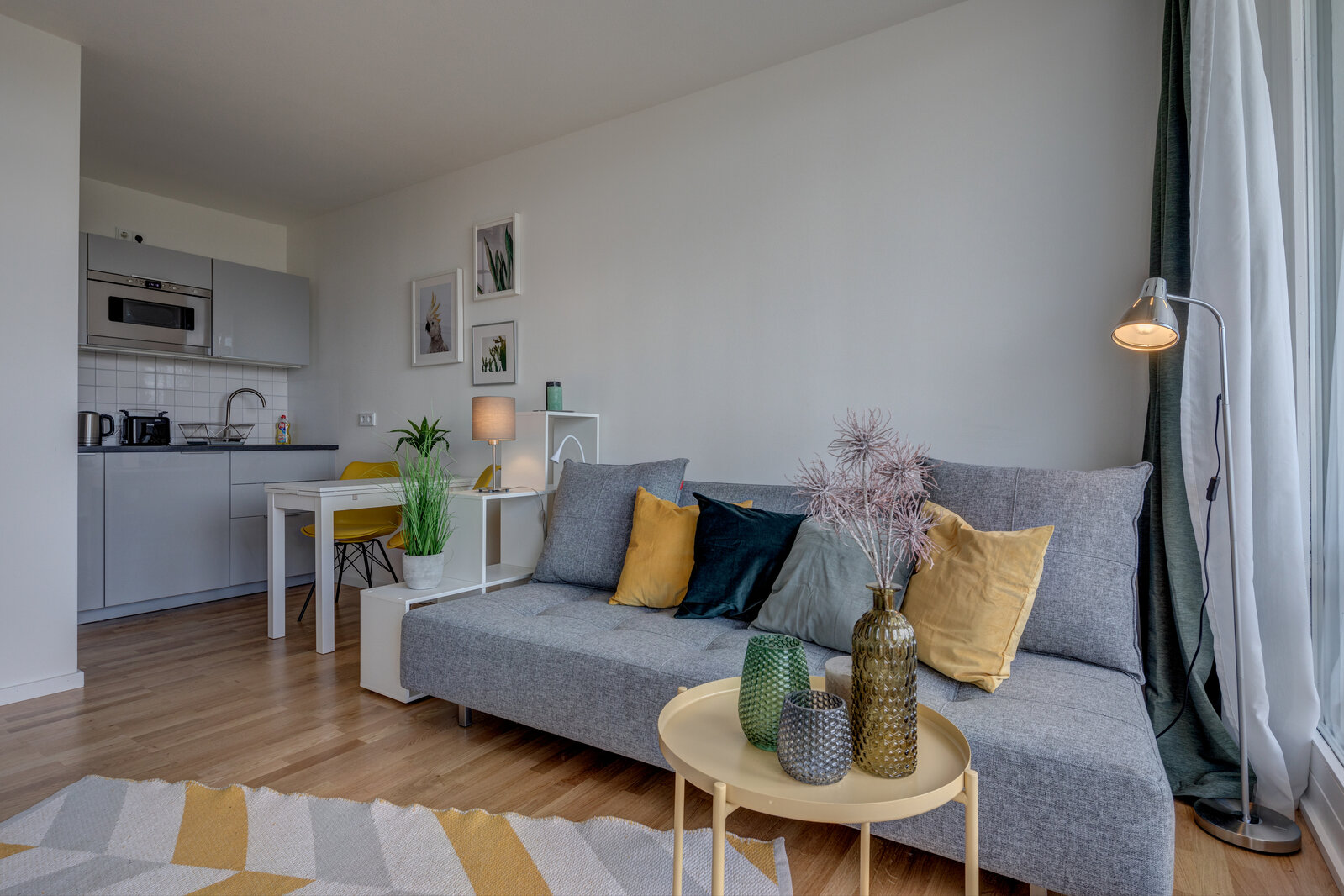 Schwabing-Nord: Chic studio on the 10th floor - Photo 3
