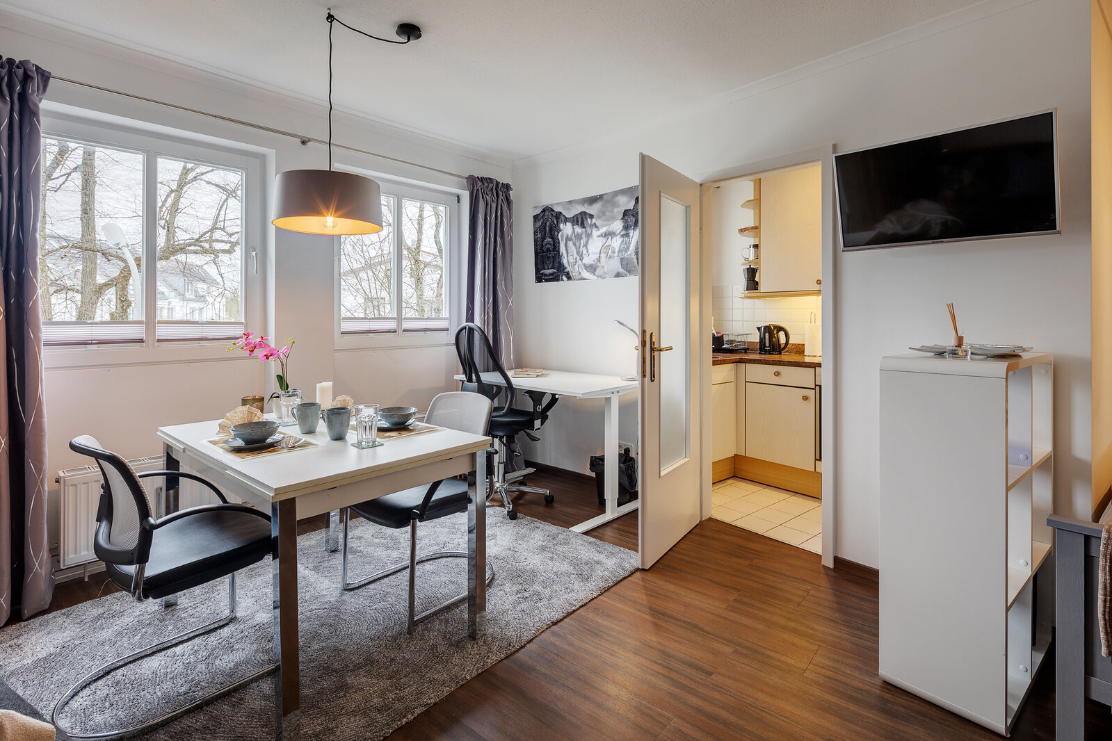 Beautifully furnished 1-room apartment in Munich-Denning - Foto 3