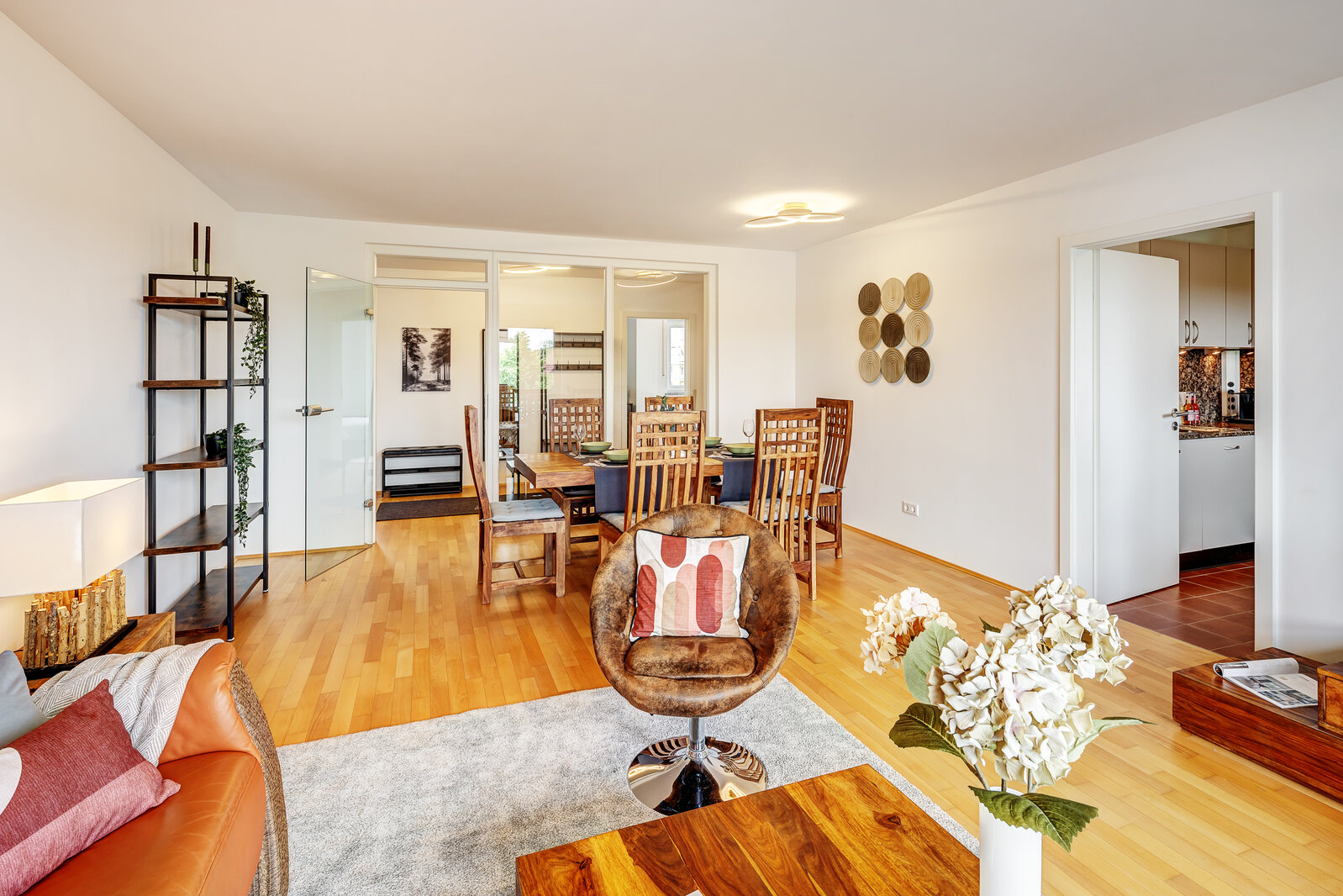 Bright apartment with balcony and home office area - Foto 4