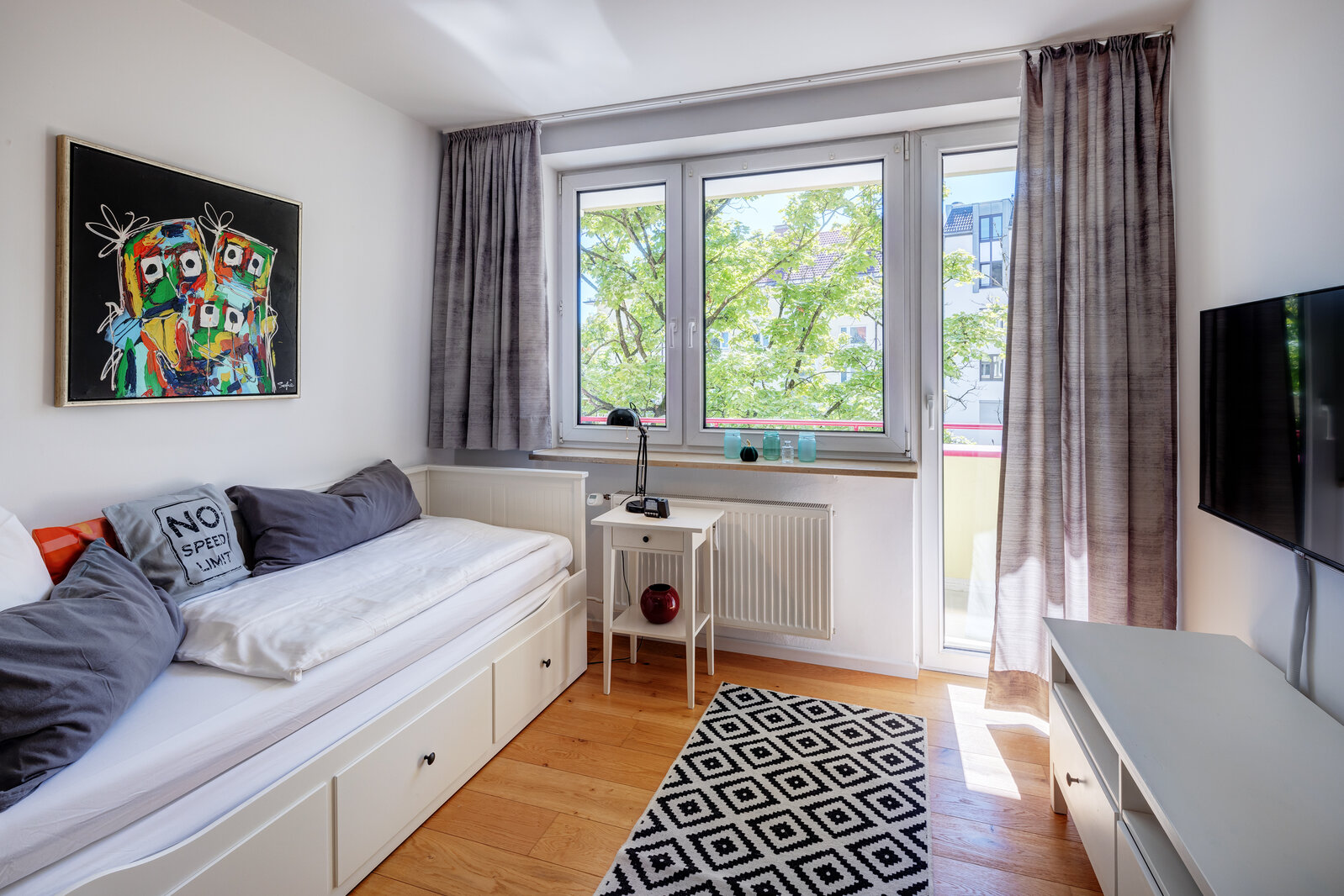 Bright, modern apartment with balcony near subway - Foto 3