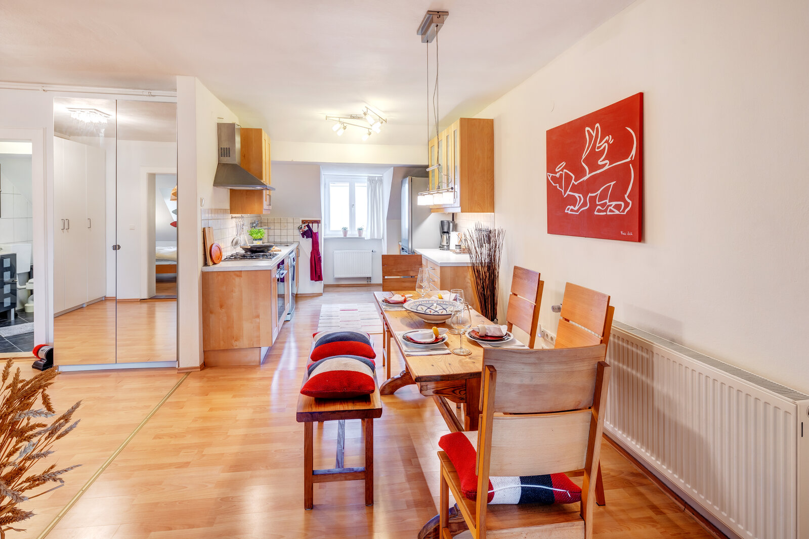 Furnished 3-room apartment in historic building - Photo 5