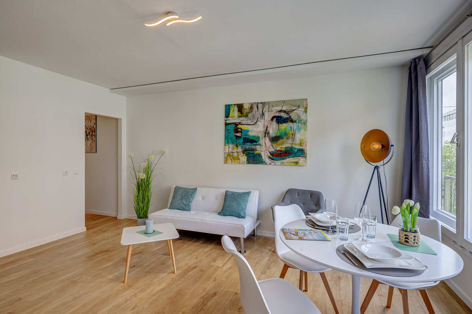 Modern & cozy: Spacious 1.5-room apartment - Photo 4