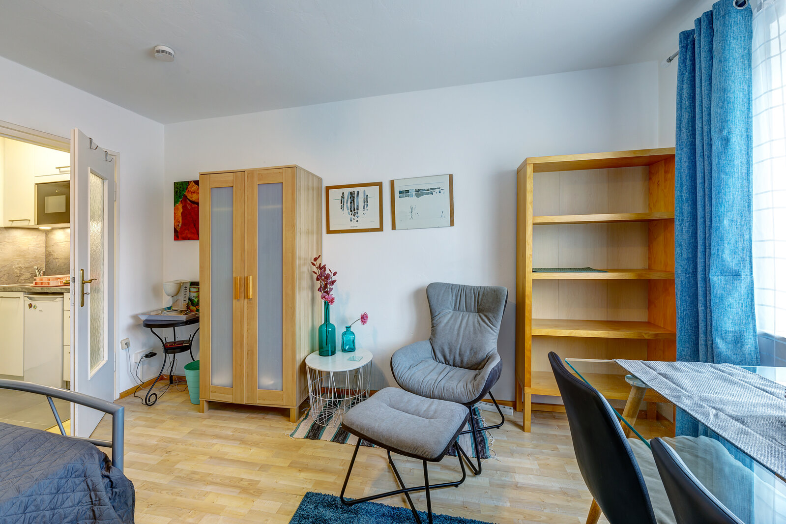Near Mailingerstraße: Furnished 1-room studio with internet - Photo 1