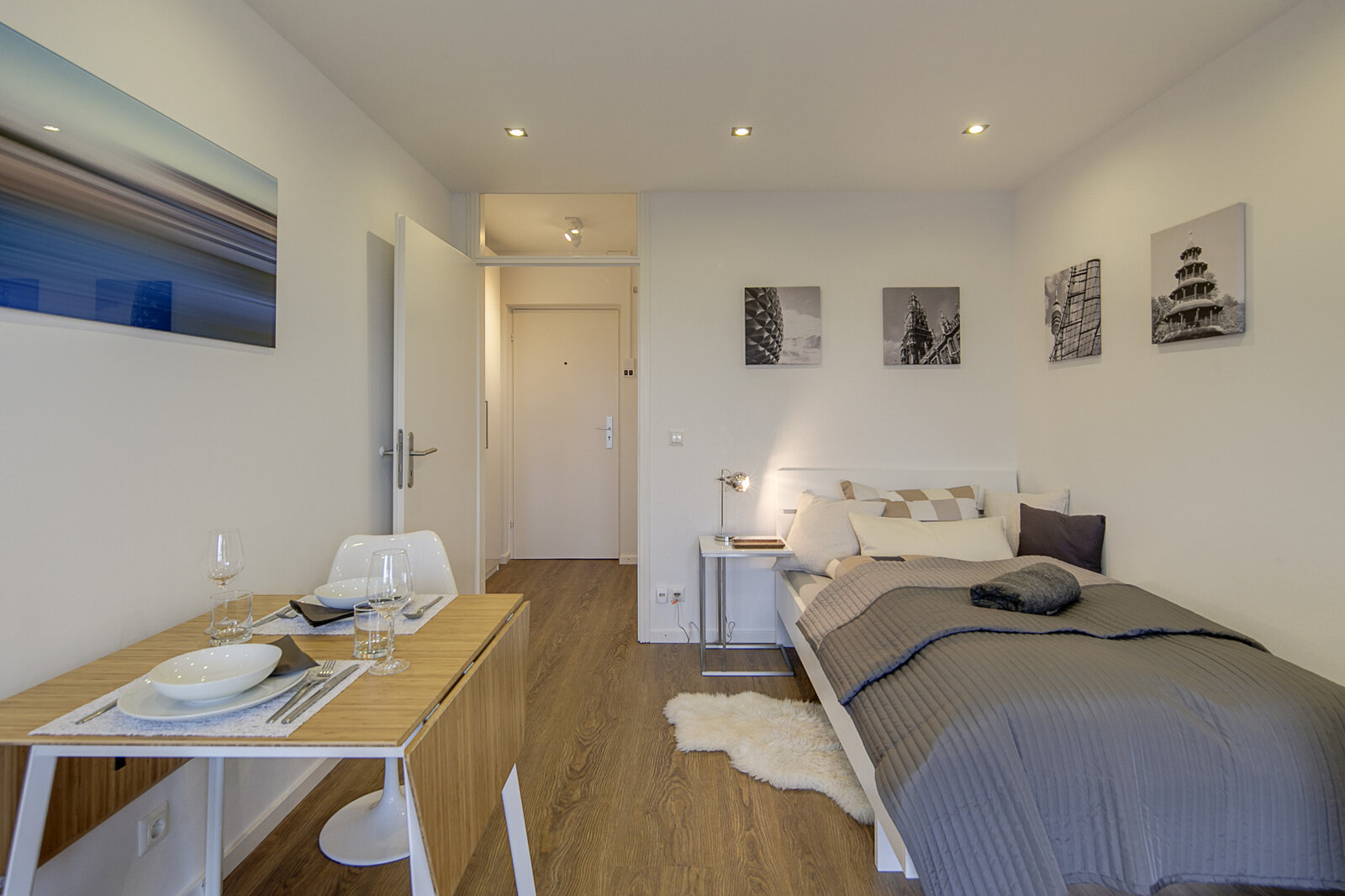 Bright and modern studio apartment with balcony - Photo 5