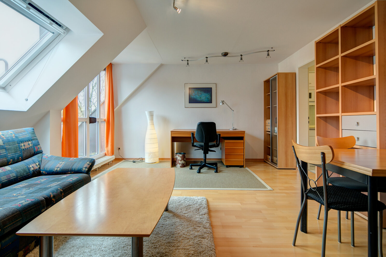 Furnished attic apartment for rent in Moosach - Foto 3