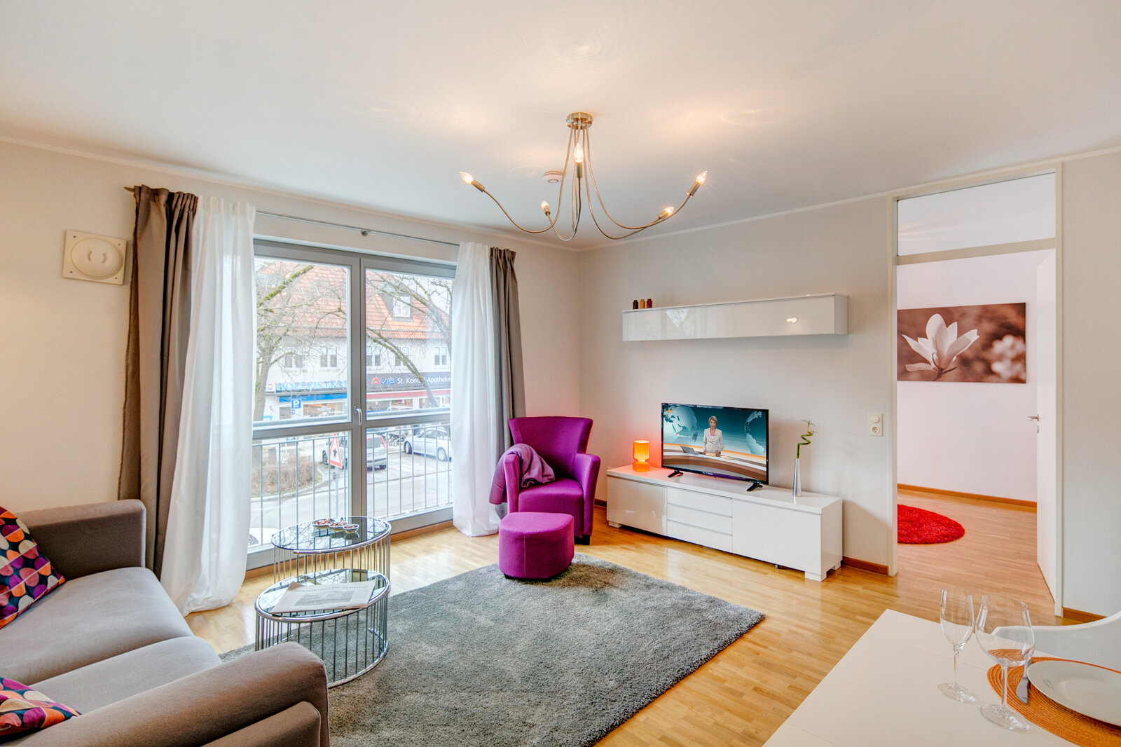 Centrally located in Haar: modernly furnished 2-room apartment - Foto 4