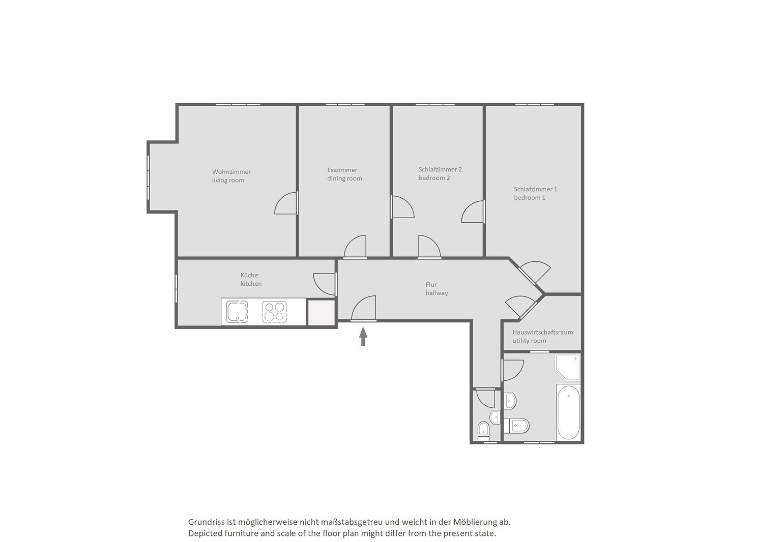 Elegant vintage apartment near Münchner Freiheit - Photo 4