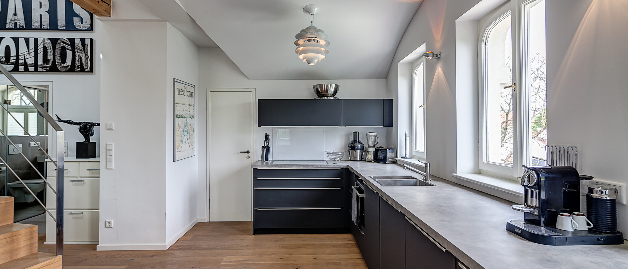 gallery apartment  München Schwabing (rechts der Leopoldstraße) 02 kitchen 10012