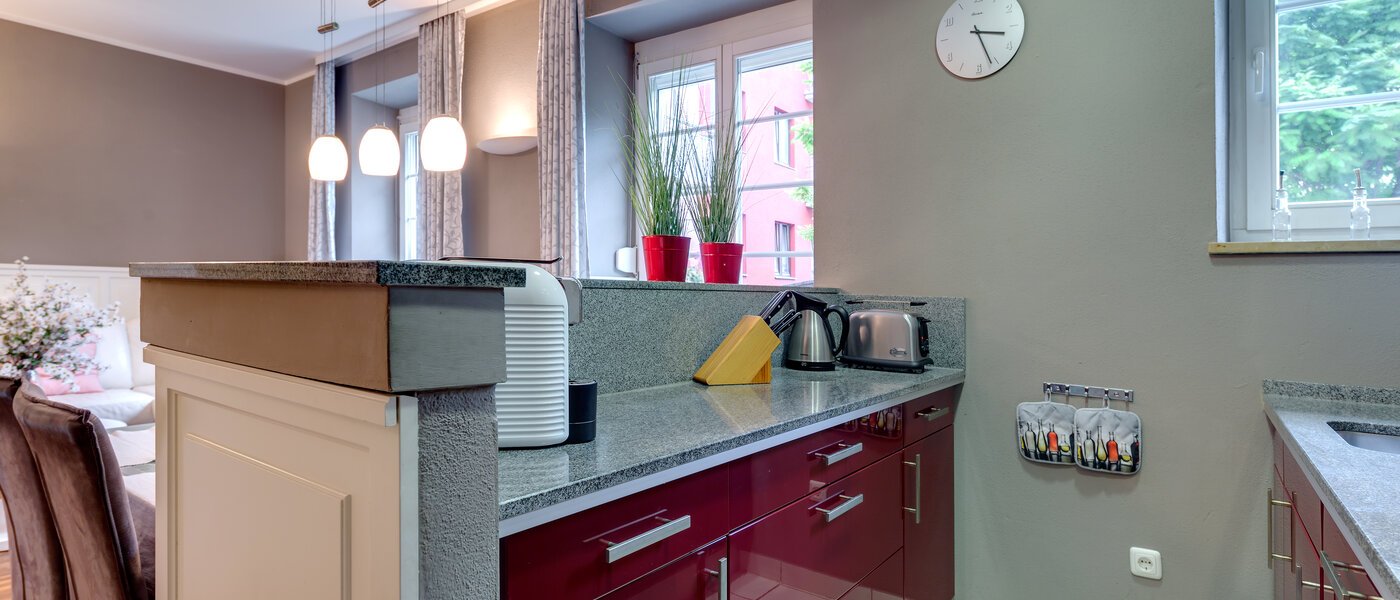 apartment with garden 	 München Schwabing-West (rund um den Bonner Platz) 03 kitchen 10060